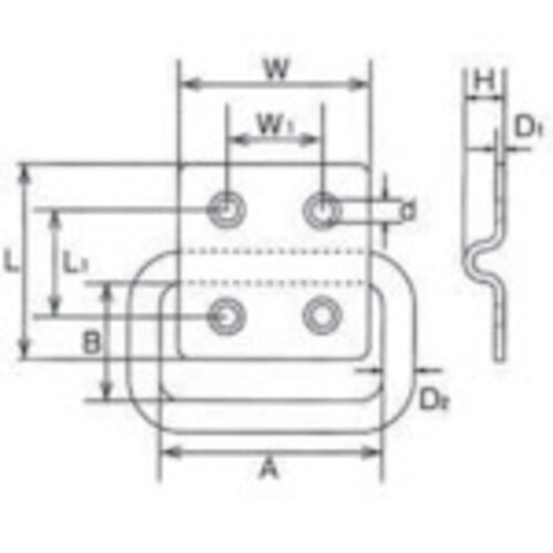 ステンレス ハンガーユニットSQ型 28×28mm