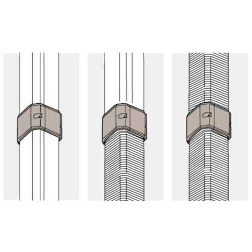 ストレートジョイントN ブラウン 60型