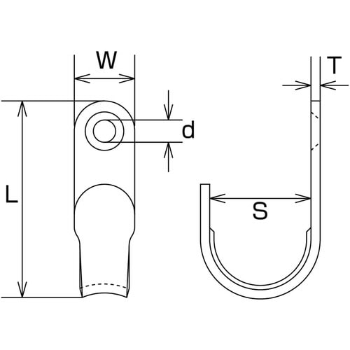 ステンレス シートフックA型