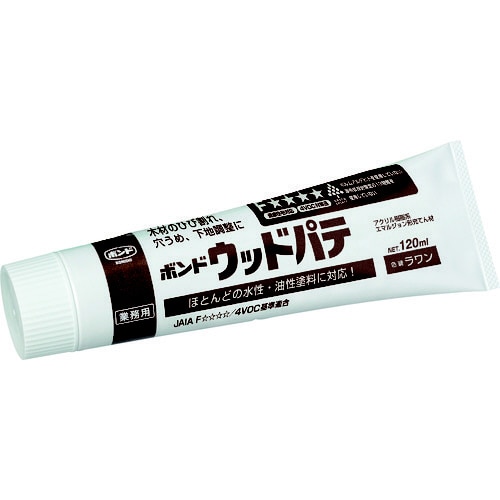 ウッドパテ ラワン 120ml 紅白