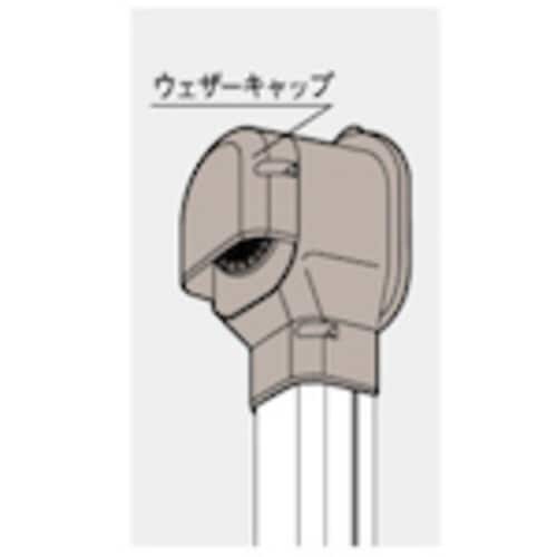 壁面取出しカバーP アイボリー DAS2604W