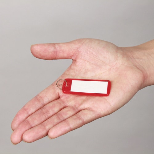 キーホルダー名札 ソフトタイプ 小 6枚入