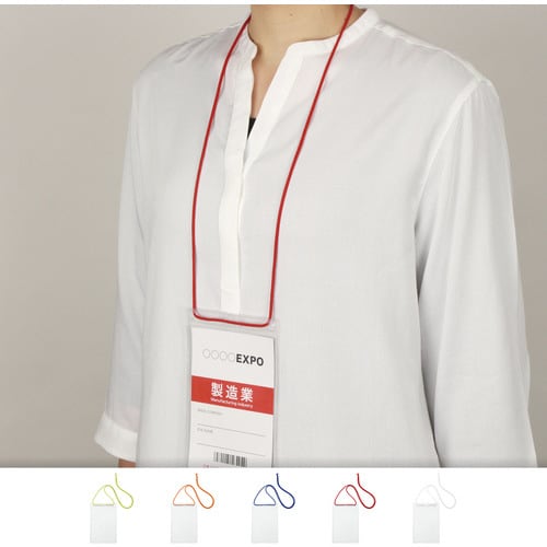 簡易吊り下げ名札 ハガキサイズ 10枚 緑