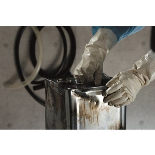 ニトリルゴム手袋 簡易包装ニトローブ薄手 白 S