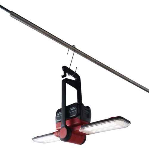 工事用充電LEDマルチ投光器(本体赤色)