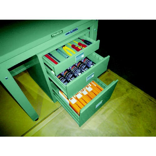 GWP型作業台 3段キャビネット付