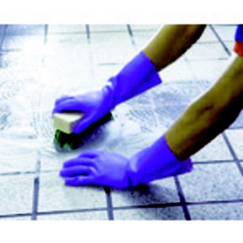 塩化ビニール手袋 簡易包装ビニール厚手 桃 M