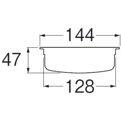 流し排水栓カゴ 144×128mm PH