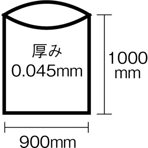 Nシリーズ90L 白半透明 10枚