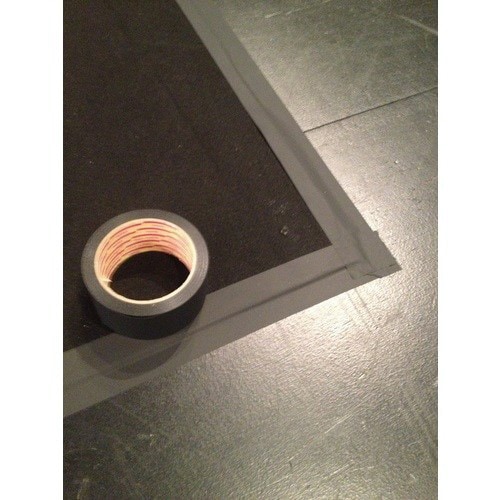 つや消しテープ影武者 50mm×25m 黒