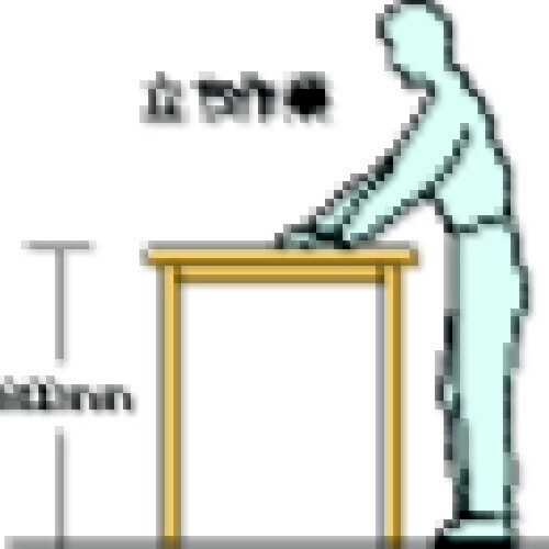 HAE型立作業台 900×600×900 2段引出