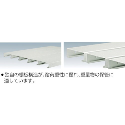 M10型重量棚 5段 単体 ネオグレー