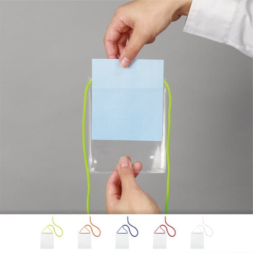 簡易吊り下げ名札 イベントサイズ 10枚 緑