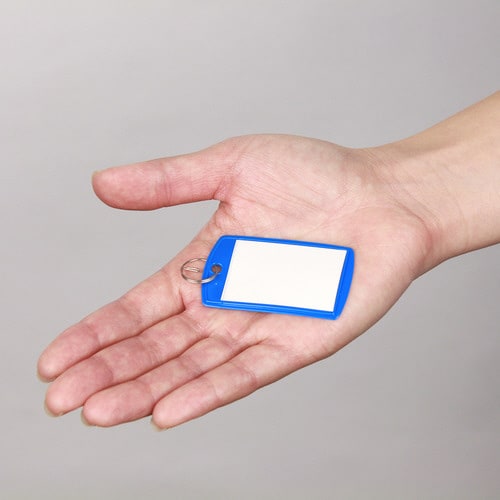 キーホルダー名札 ソフトタイプ 大 6枚入