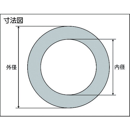 フランジ内パッキン 10K 15A 2T