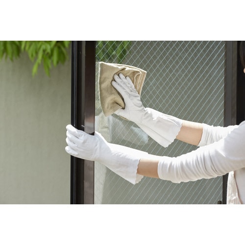 塩化ビニール手袋 きれいな手 うす手 白 Sサイズ