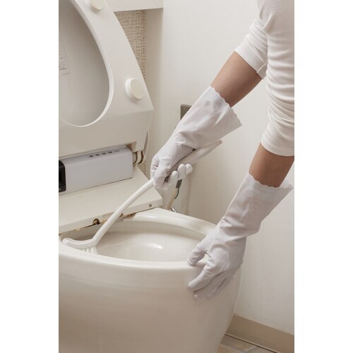 塩化ビニール手袋 きれいな手 うす手 白 Lサイズ