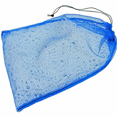 メッシュ袋 小 39×55cm 目合4mm 青