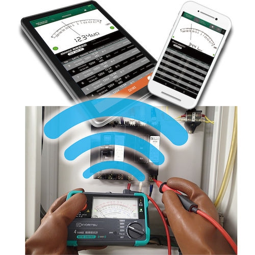 Bluetooth搭載アナログ絶縁抵抗計