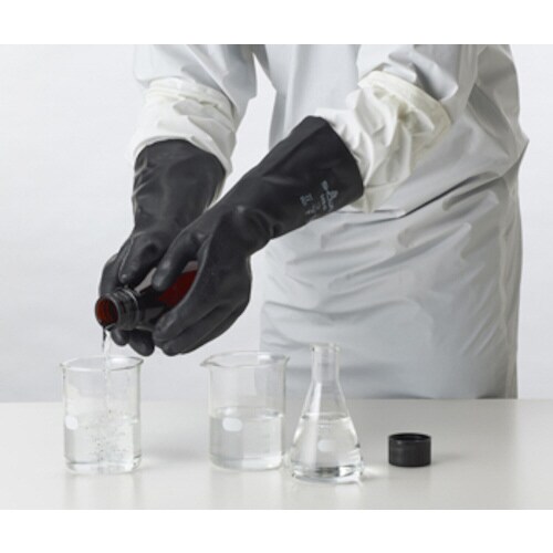 耐溶剤手袋 クロロプレンゴム製耐溶剤手袋 L