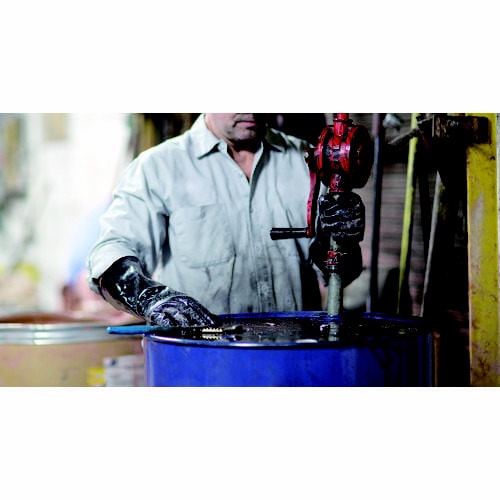 耐溶剤手袋 クロロプレンゴム製耐溶剤手袋 L