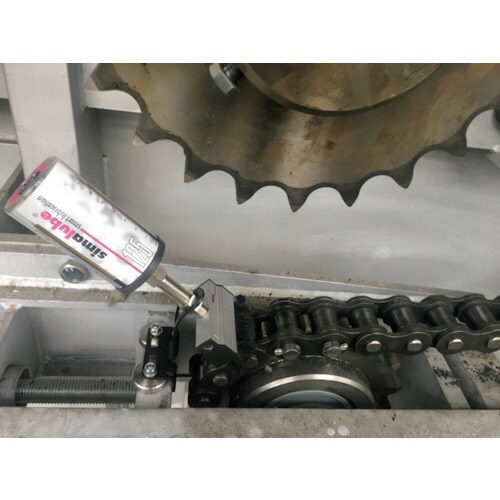 チェーン用角型ブラシ 100mm オイル用