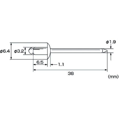 ブラインドリベット(スチール/スチール) 4−2
