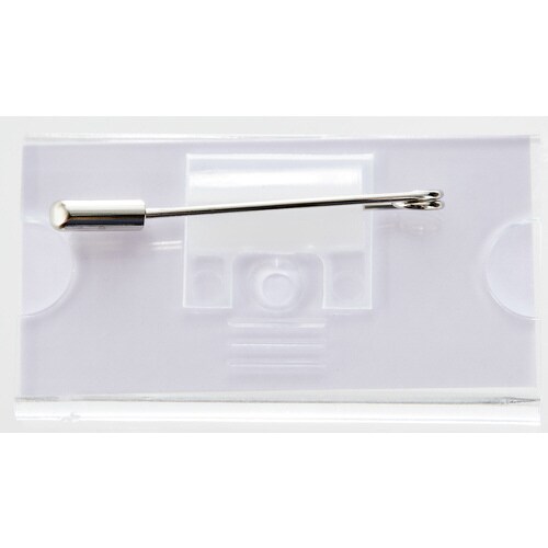 U型名札25×50mm(安全ピン型)