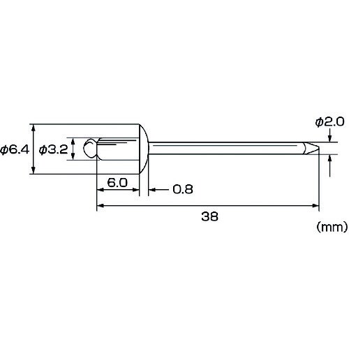 ブラインドリベット(ステンレス/スチール) 4−2