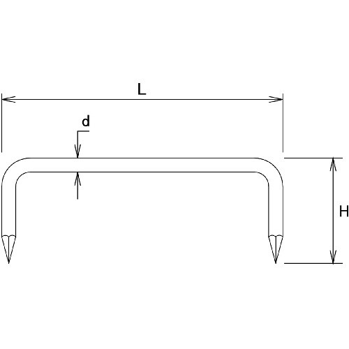 ユニクロ かすがい 8×180