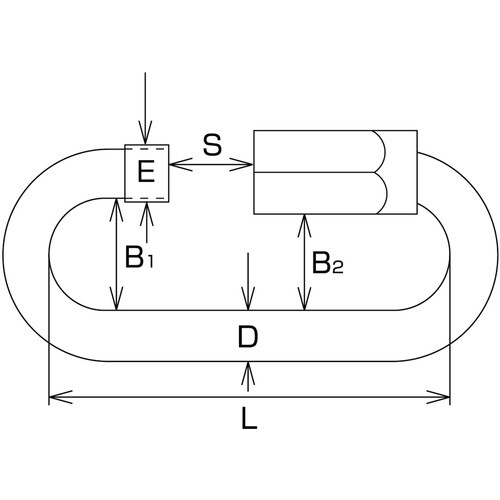 ステンレス DCリングキャッチ 線径5mm