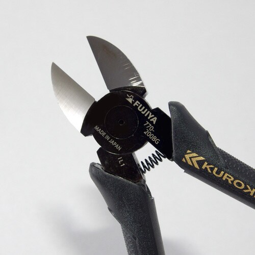 電工名人強力ニッパ ラウンド刃 黒金