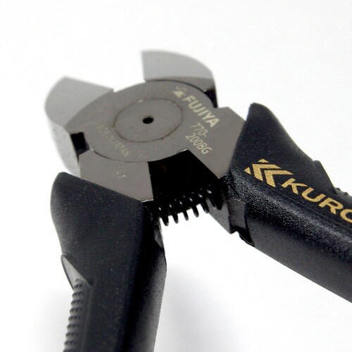 電工名人強力ニッパ ラウンド刃 黒金