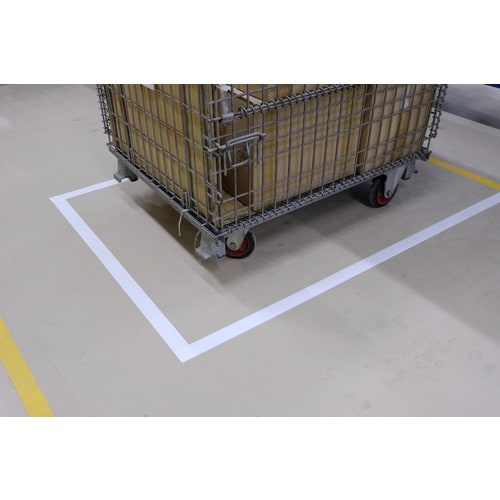 耐久ラインテープ 50mm×50m 白