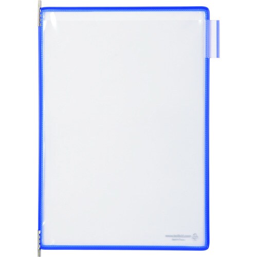 掲示ファイルスタンド用ポケット ブルー