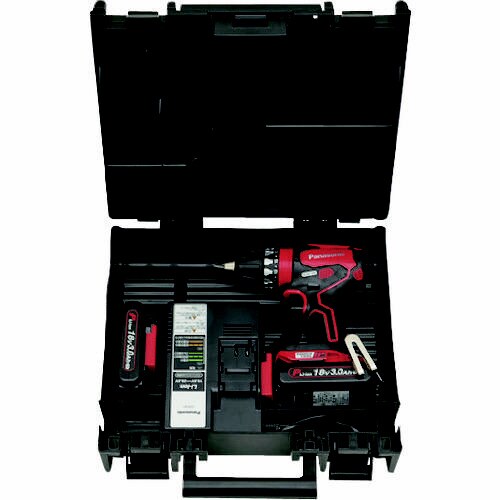 充電式ドリルドライバー 18V3.0Ah 赤