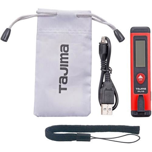 レーザー距離計 タジマPL15 レッド