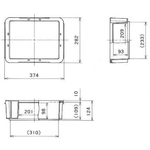 YAZAKI ポリテナー 8.5L クリアー
