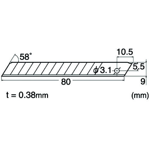 A型カッターステンレス替刃