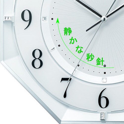 リズム 電波 壁掛け時計 φ317×50.3