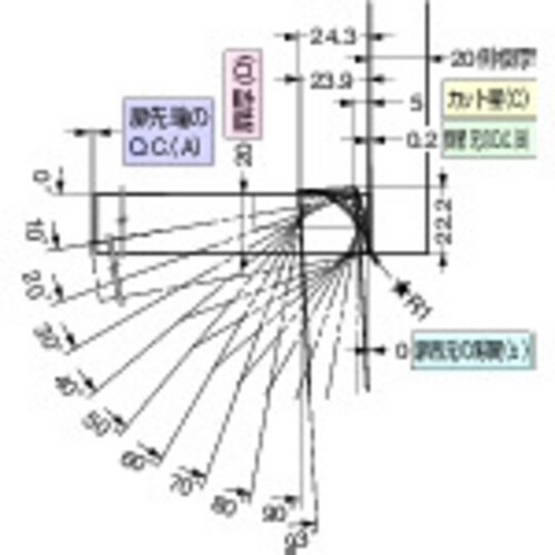 スライドヒンジ 360−C26−0T