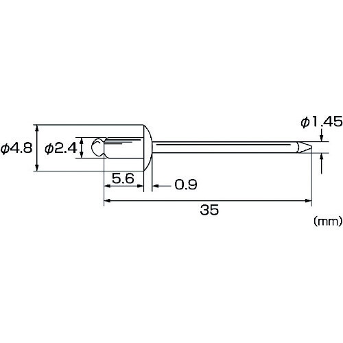 ブラインドリベット(アルミ/スチール) 3−2