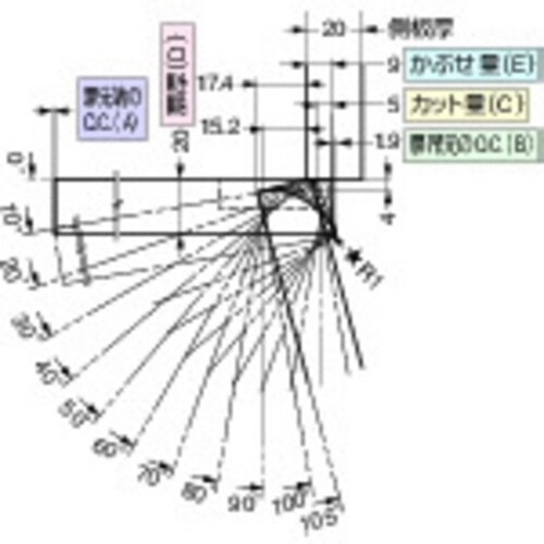 スライドヒンジ 360−C26−9T