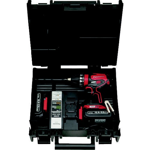 充電式ドリルドライバー 14.4V5.0Ah 赤