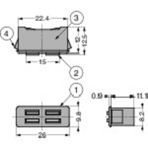 マグネットキャッチ MC−FS34WB