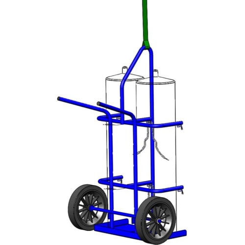 ボンベ運搬車 7000L容器用 車輪Φ400