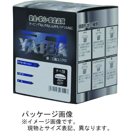 YAIBA JISドリルねじ ナベ頭 三価ユニクロ