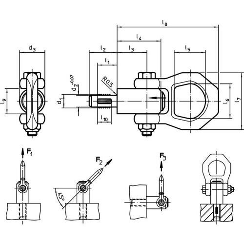ネジ山クランプ式 22352.0010