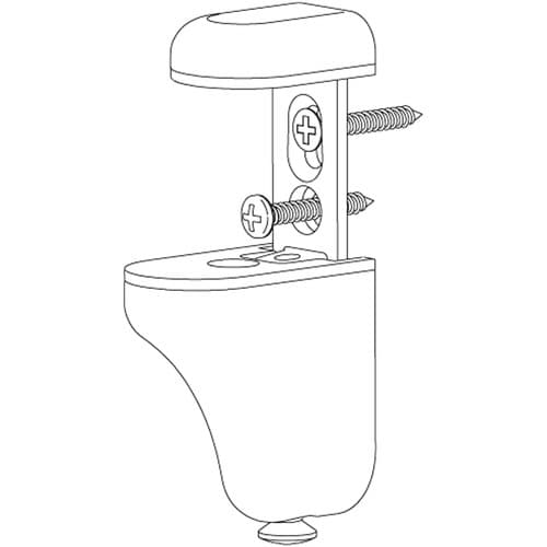 棚グリップ 2から21mm用 ゴールド