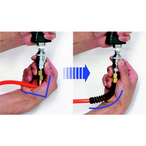 エアーホースリール 内径6.5mm×6m